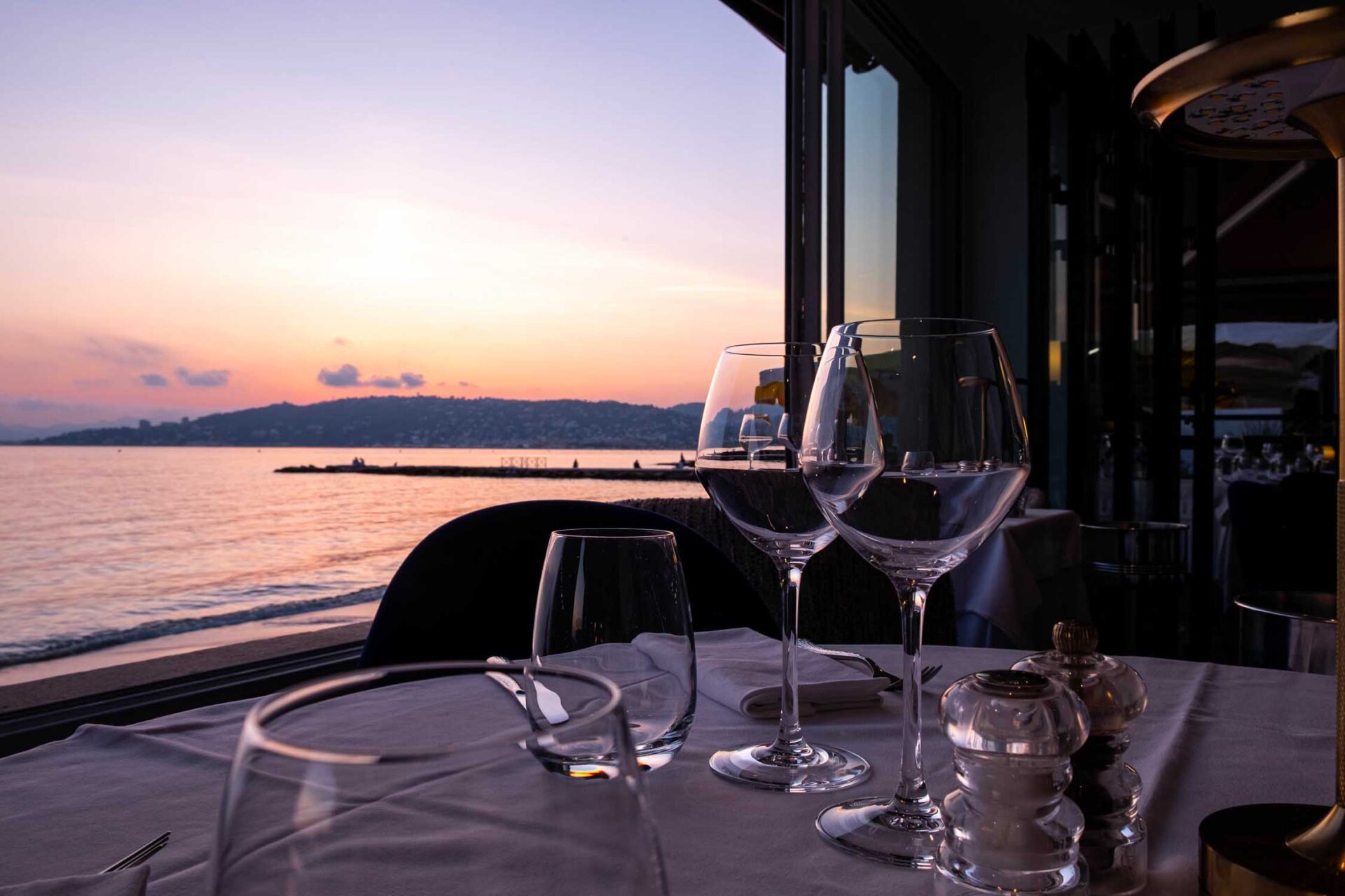 Cap Riviera Restaurant Juan-les-Pins - vue mer